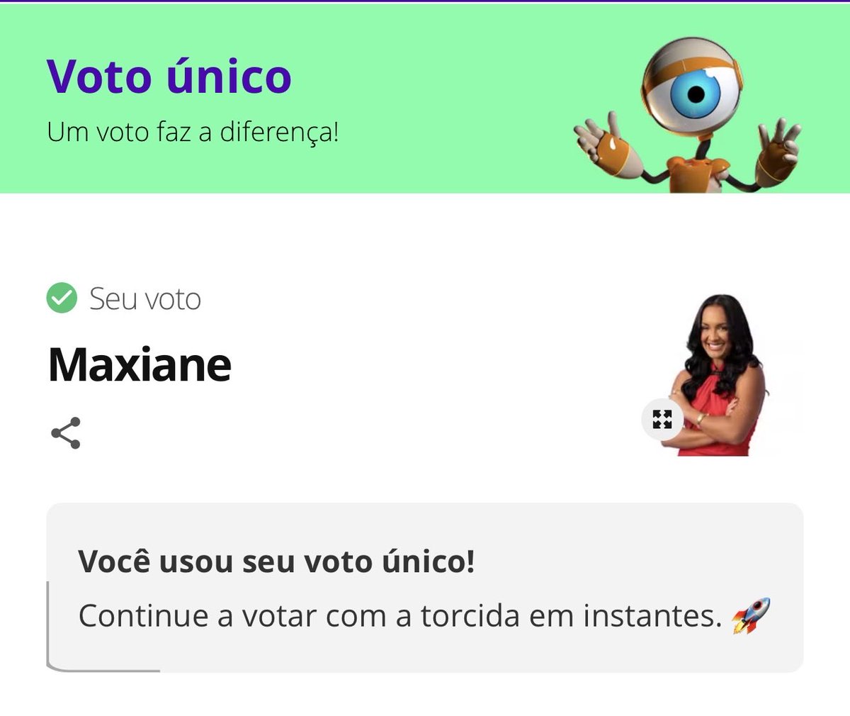 robsonalmeida14's tweet photo. FORA MINIMIANE! #BBB26 https://t.co/RyBvIPV95P