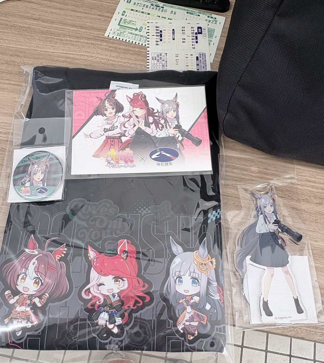 ウマ娘ポップアップストアの物販購入完了！！！ クロノジェネシスが