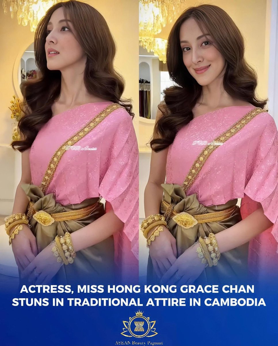 Welcome to Kingdom of Wonders 🇰🇭

Actress and former Miss Hong Kong Grace Chan visited Cambodia, where she gracefully showcased traditional Khmer attire, celebrating cultural exchange and strengthening ties between Hong Kong and Cambodia’s creative industries.
