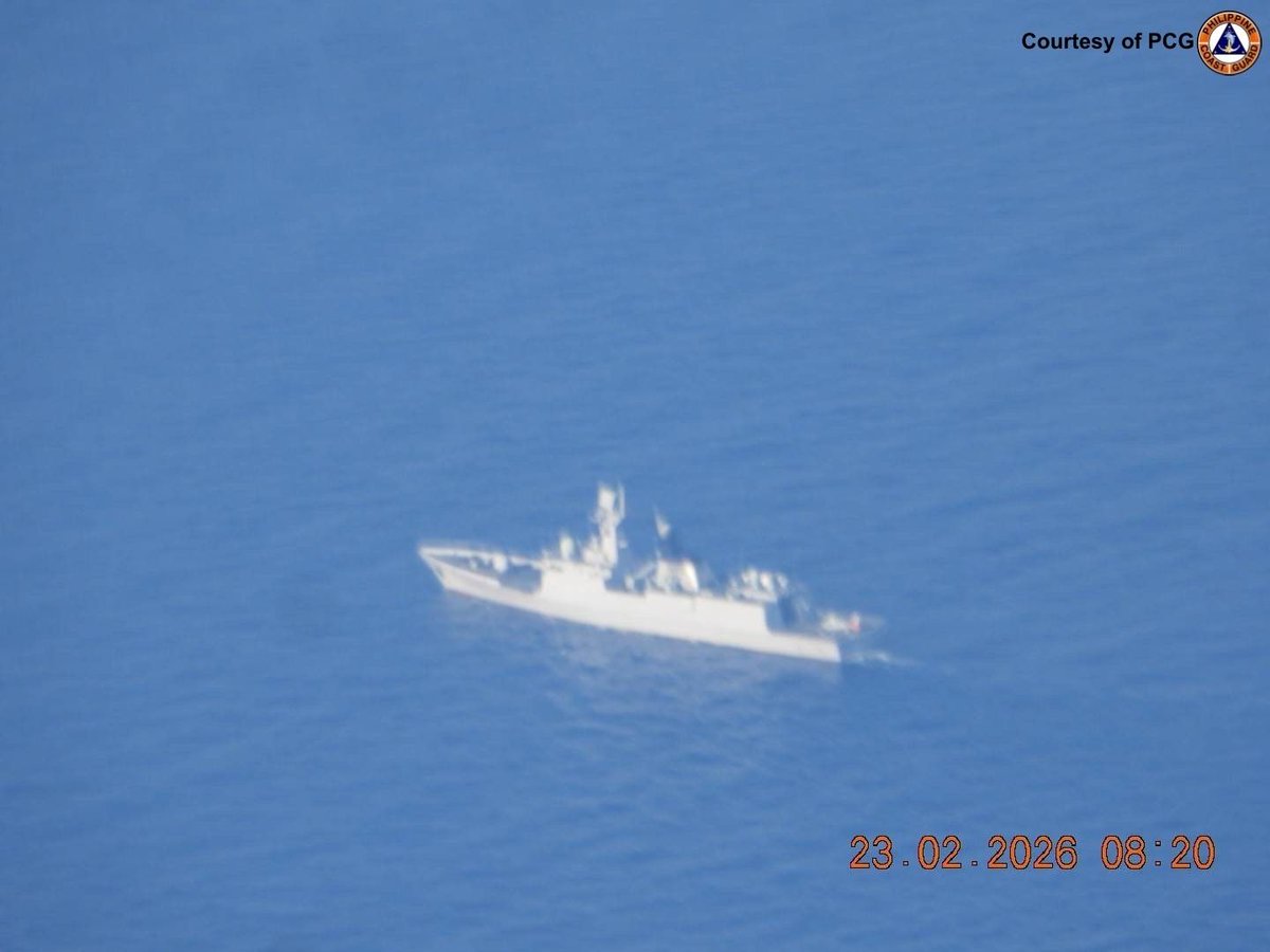 radyopilipinas1's tweet photo. JUST IN | Inakusahan ng Philippine Coast Guard (PCG) ang China ng pagja-jamming sa Starlink internet connection ng Bureau of Fisheries and Aquatic Resources (BFAR) ships kasabay ng isinagawang maritime domain awareness operations malapit sa Bajo de Masinloc (Scarborough o Panatag Shoal) sa West Philippine Sea ngayong araw, February 23, 2026. | via DK Zarate 

#RadyoPilipinas
#RadyoPubliko
#IntegratedStateMedia
#ISM