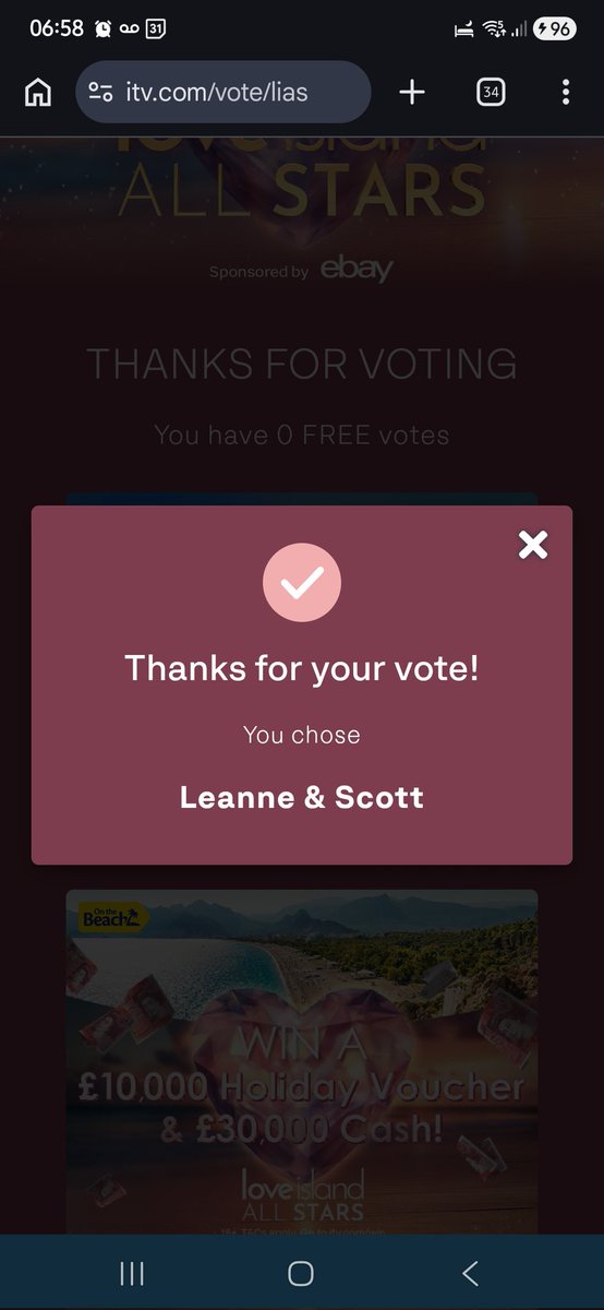 I couldn't watch last night as I was so exhausted. Which also meant i had to wait to come on here. I am so glad Leanne and Scott are in the final. I am so happy for them. #loveislandallstars2026
