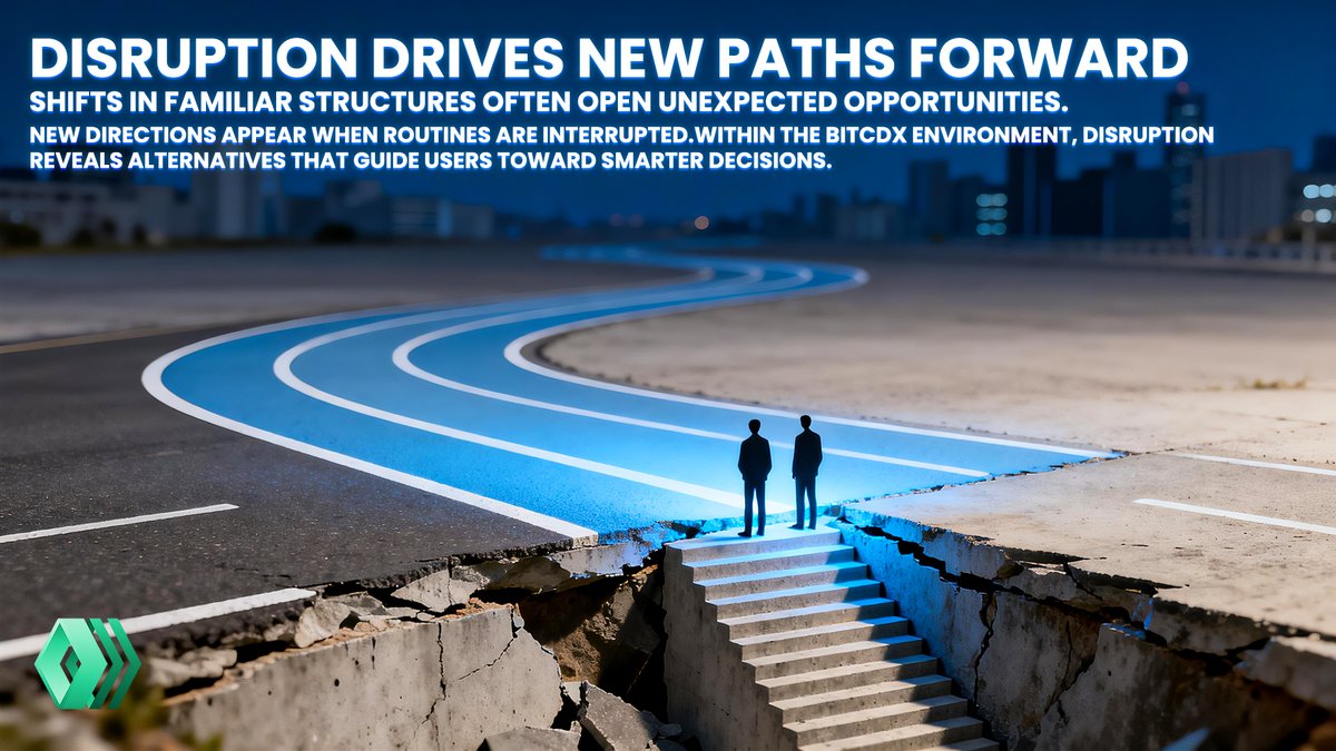 BITCDX_Global's tweet image. ✨ Unexpected shifts open new direction 🌐.
🔍 When patterns break, fresh possibilities emerge 🚀.
🌱 At Bitcdx, change becomes a path to clearer, more adaptive decisions 📈.

#Bitcdx #AdaptiveThinking #NewPaths #DecisionMaking