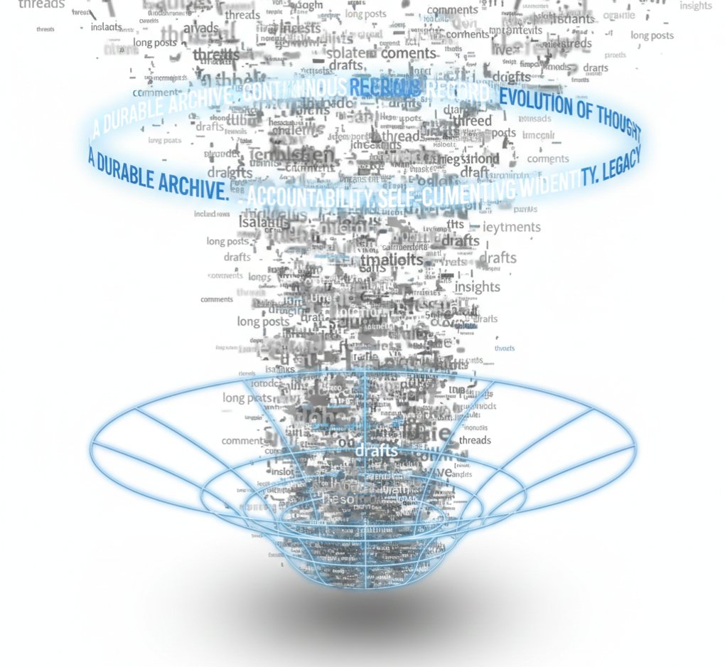 Creators permacastapp quietly solves a problem most people don’t even realize they have: fragmented identity.

Right now, your work is scattered everywhere threads on one platform, long posts on another, comments buried somewhere else, insights locked in screenshots, drafts