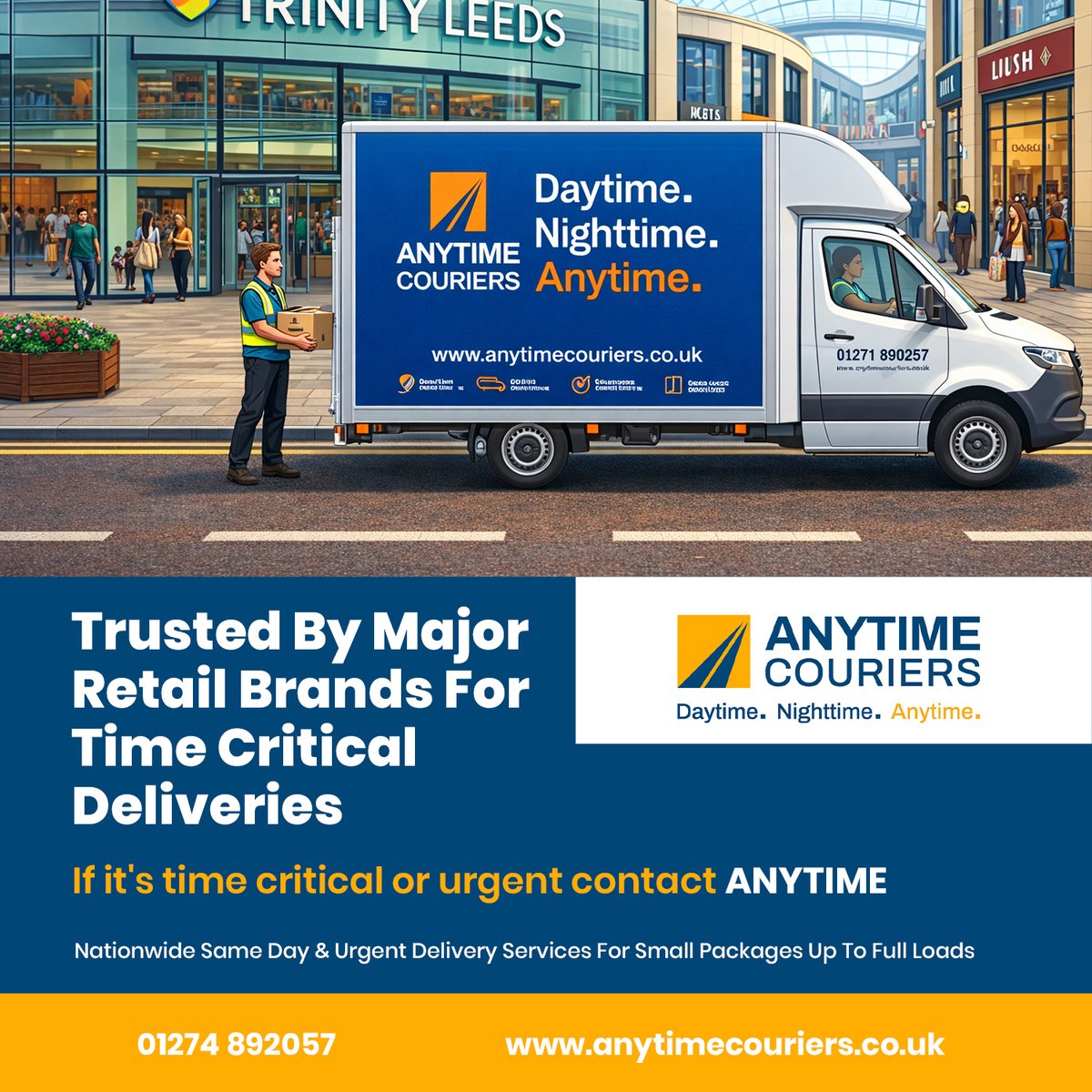 Anytime Couriers tweet media