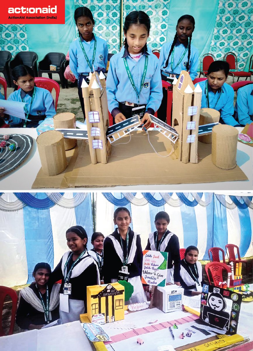 ActionAidIndia's tweet photo. #ScienceForChange #YoungInnovators
ActionAid Association hosted the 3rd Science Fair in Sonipat, Haryana, inspiring young minds to pursue their aspirations. A total of 175 students from 12 government schools showcased 65 innovative projects on green energy, water conservation, artificial intelligence and space science inspired by Chandrayaan-3. ActionAid Association created a platform where children explored science with confidence. 30 outstanding projects were recognised and 10 received cash prizes, celebrating creativity and hard work.