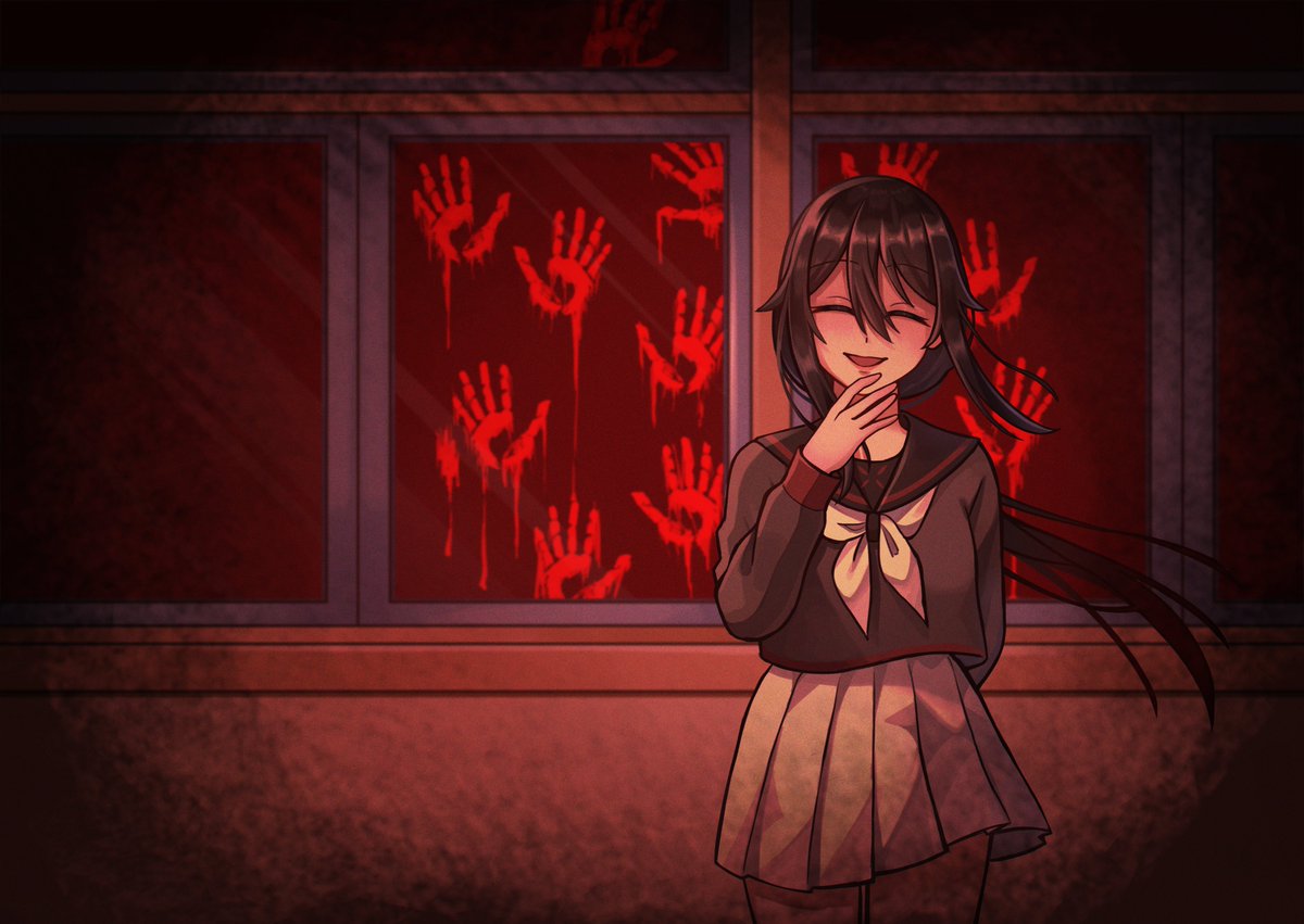 unknown_ANN0's tweet photo. 死人に口なし
#YandereSimulator #RyobaAishi https://t.co/80ZtF0a1ge