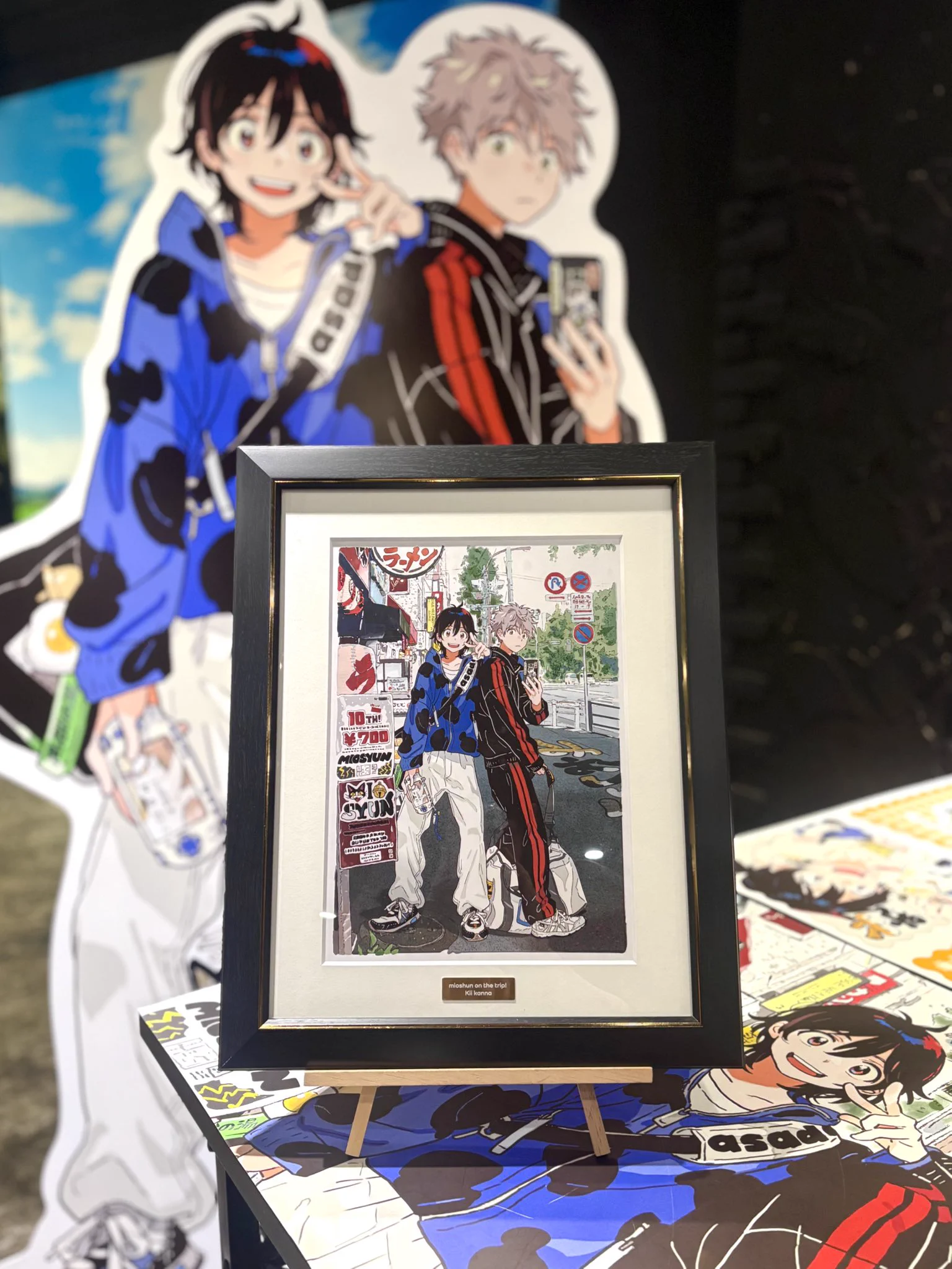 紀伊カンナ 直筆サイン入り キャンバスアート マンガ展／TORICO on X: 
