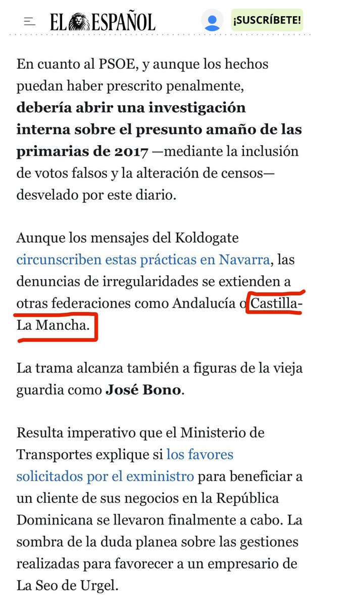 Parece que al <a href="/pscmpsoe/">PSOE de Castilla-La Mancha</a> de Page se le acumulan las tramas. 

Es urgente que <a href="/Sergio_GP/">Sergio Gutierrez</a> salga a dar explicaciones de los amaños que hubo en las primarias de 2017 en Castilla-La Mancha. 

Los mismos de los que habló la Consejera de Igualdad a la que callaron y dejaron sola.