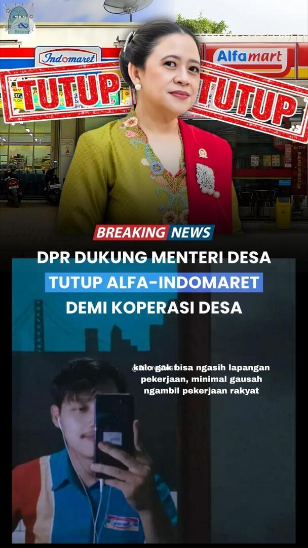 Tanyarl dampaknya apa ya kalo minimarket ini di desa pada ditutup sama pemerintah??
