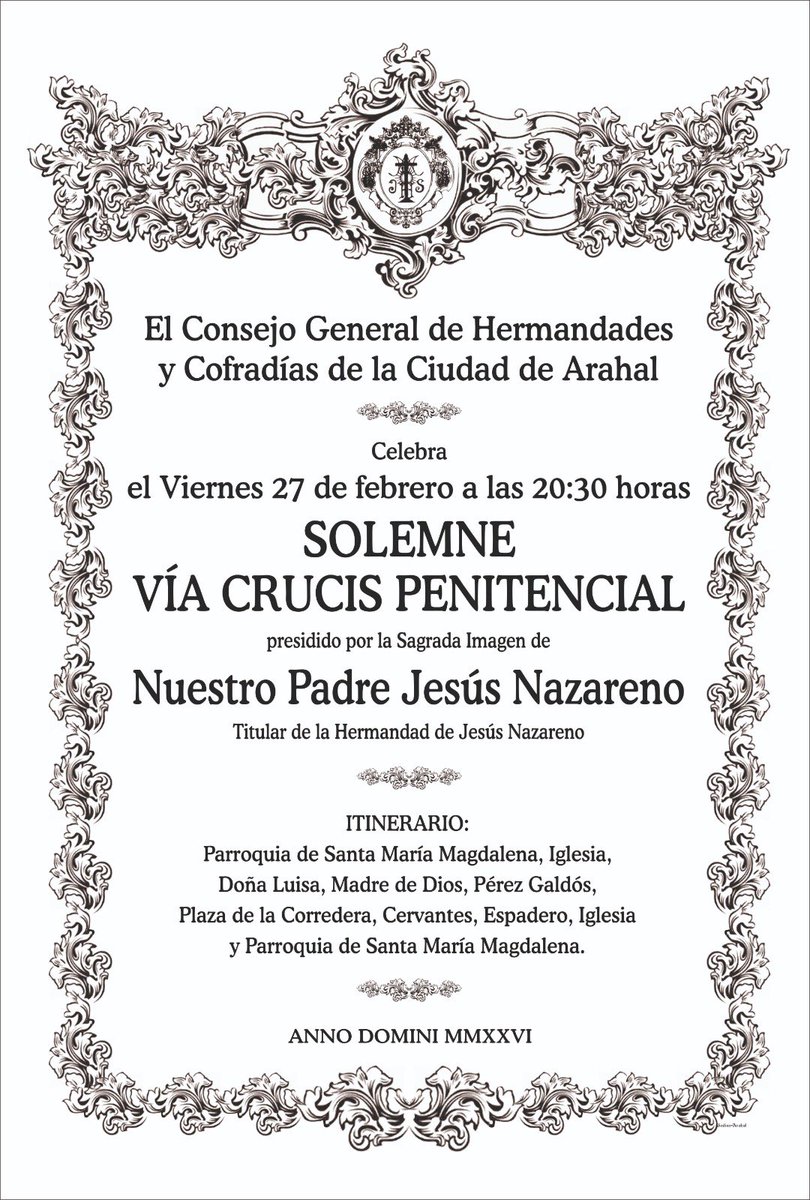 Consejo HHCC Arahal (@hhccarahal) on Twitter photo 