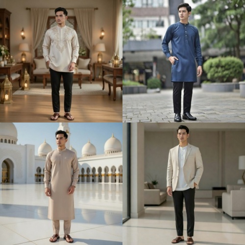 Ingin tampil paling standout saat shalat Ied dan silaturahmi? Temukan rekomendasi outfit Lebaran pria yang memadukan kesan religius, gaya modern, dan kenyamanan—rahasianya mungkin bukan yang kamu kira. Simak yuk fitinline.com/article/read/r…