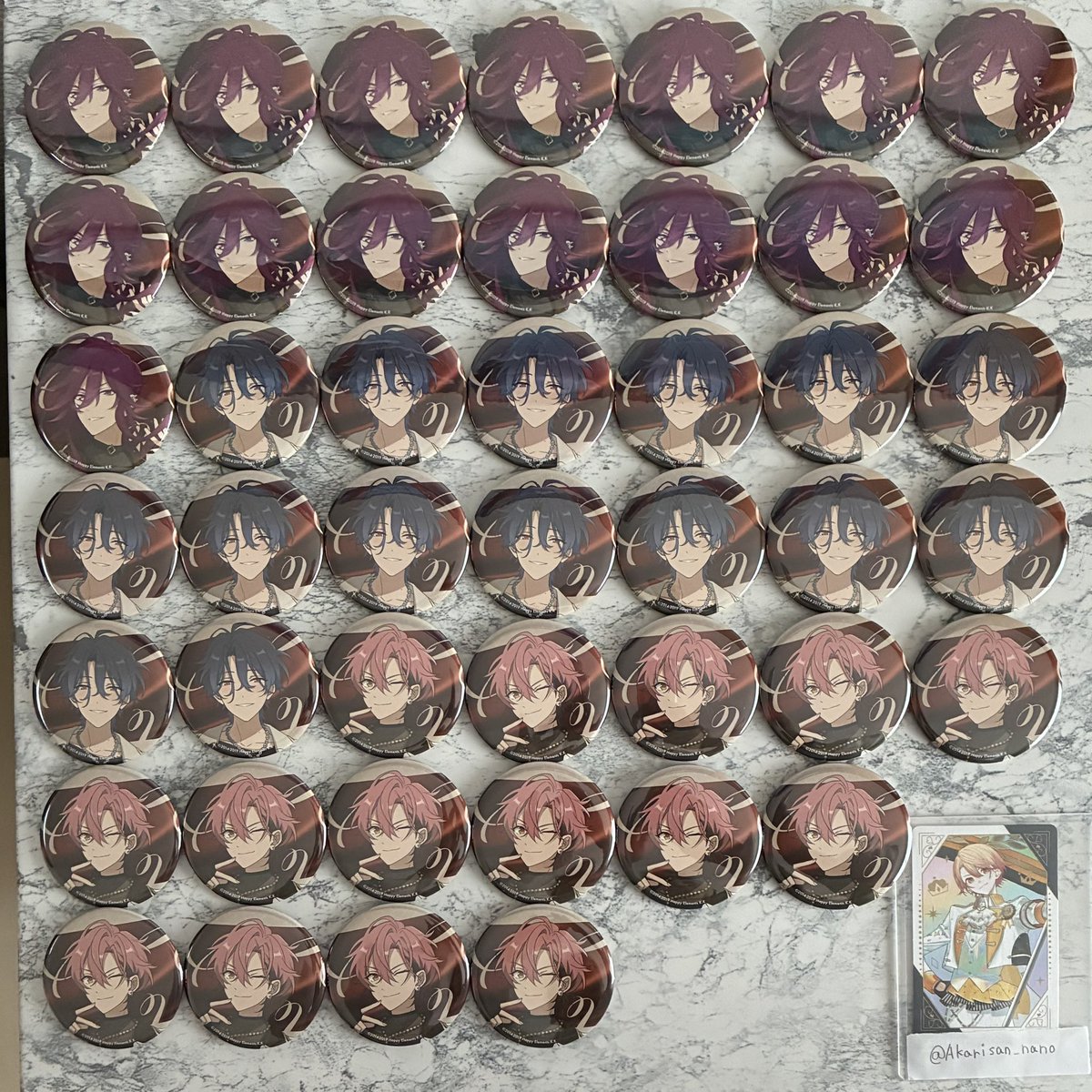 交換 あんスタ MELLOW DEAR US メロアス 缶バッジ 譲 望見 15個 舞珠