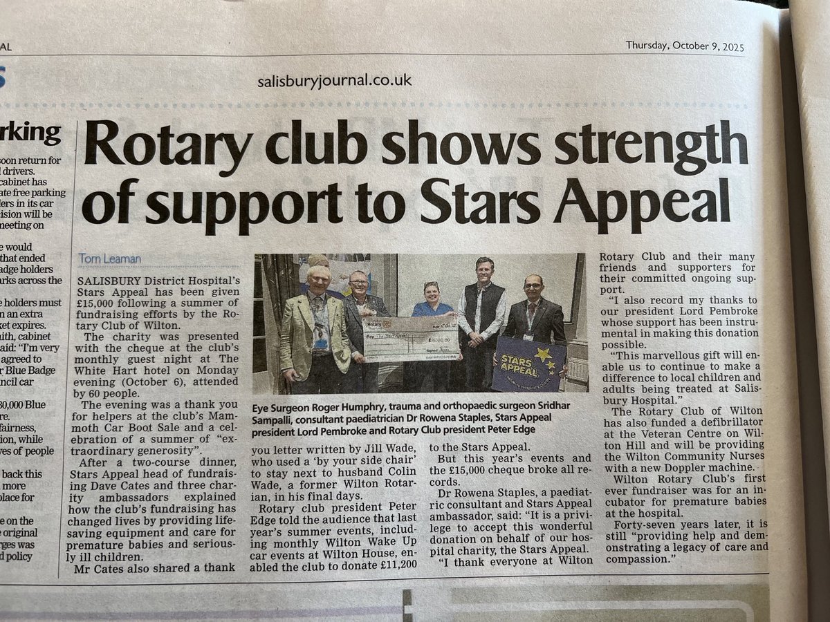 Wilton Rotary Club tweet media