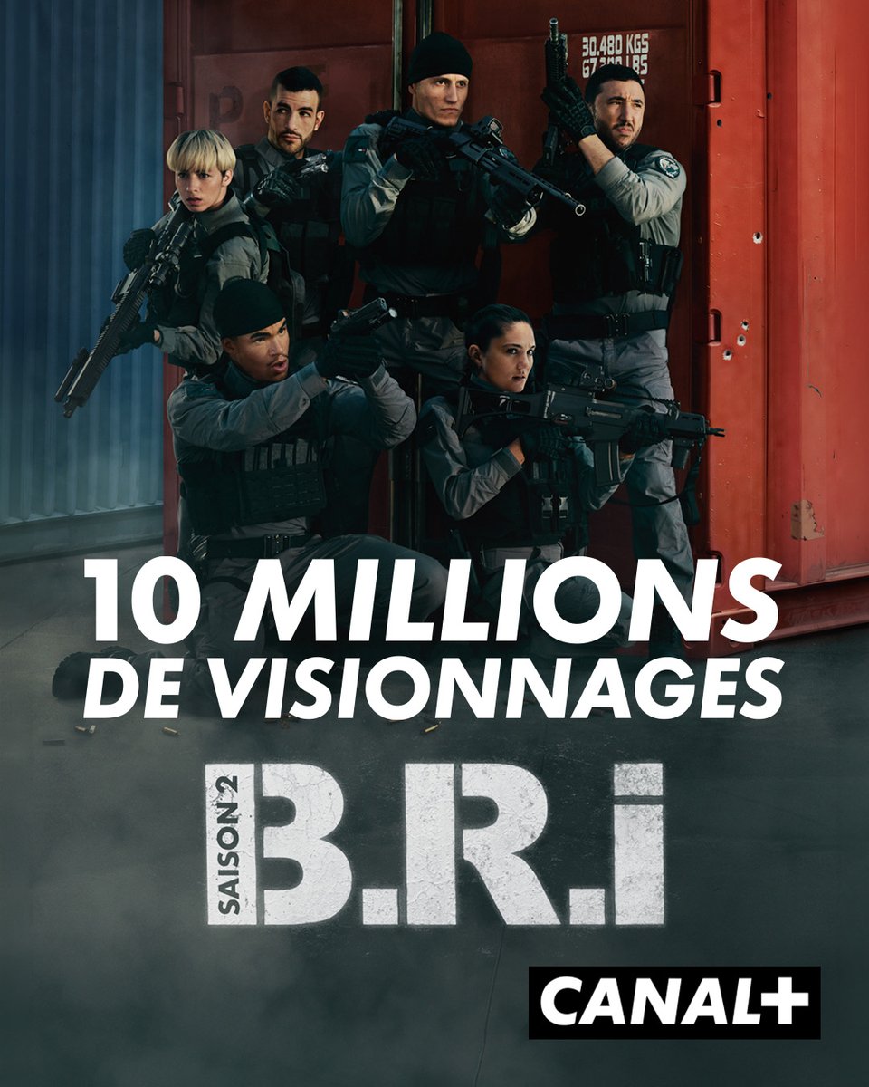 La brigade est à découvert : déjà 10 millions de visionnages pour B.R.I saison 2, la Création Originale CANAL+ signée Jérémie Guez.

👉Dernier épisode à découvrir aujourd'hui.