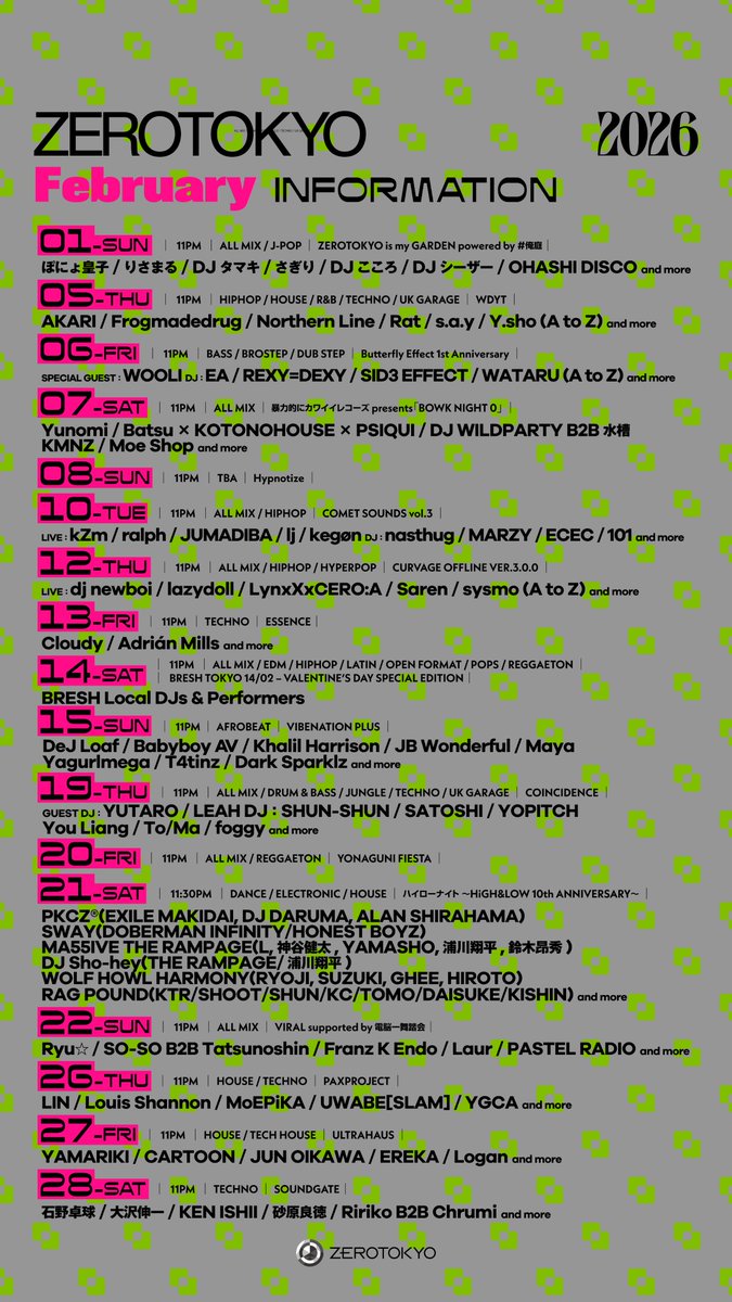 ZEROTOKYO tweet media