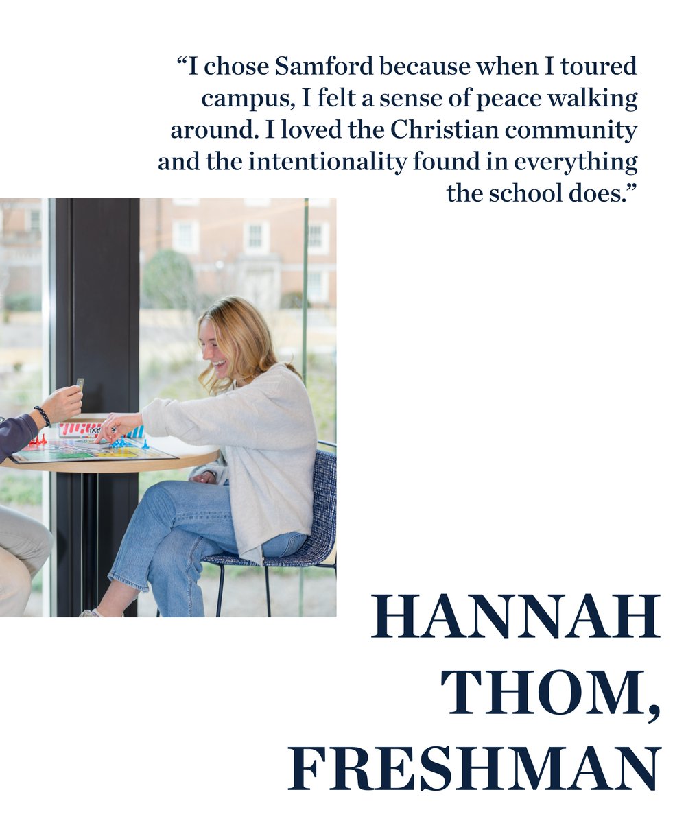 Samford University Admission tweet media