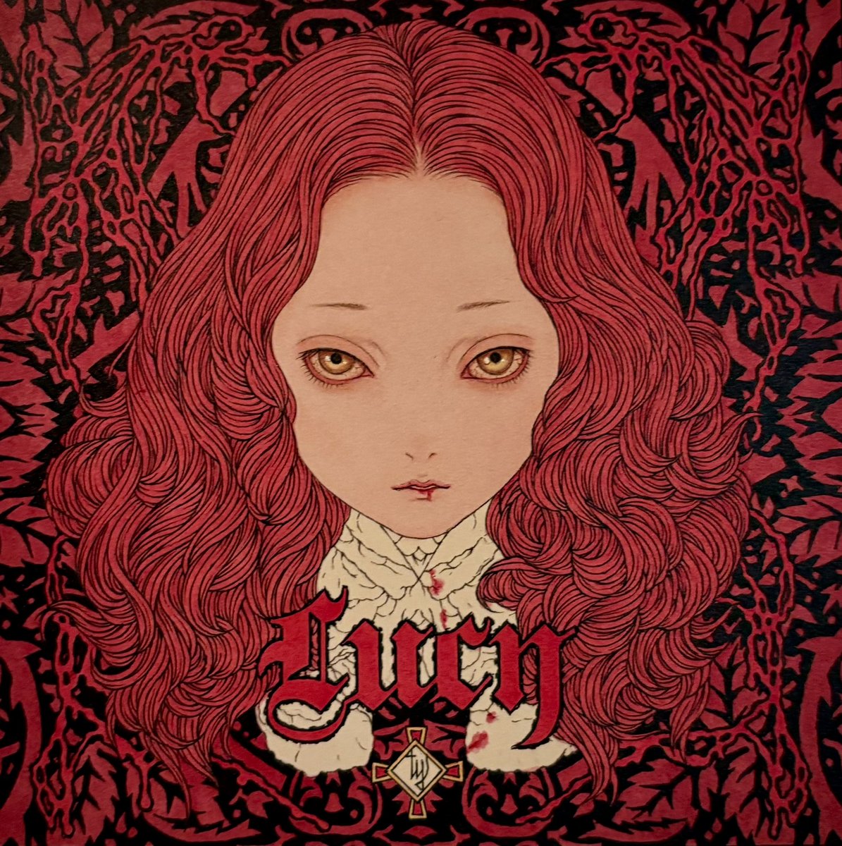 「Little Lucy Ⅳ」2026年  Acrylic on paper

A Little Gem 展
2026.2/24(tue)-3/3(tue)
12:00-18:00 everyday
GALLERY KOGURE
gallerykogure.com
info@gallerykogure.com

#山本タカト #takatoyamamoto #takatoy999 #吸血鬼の匣