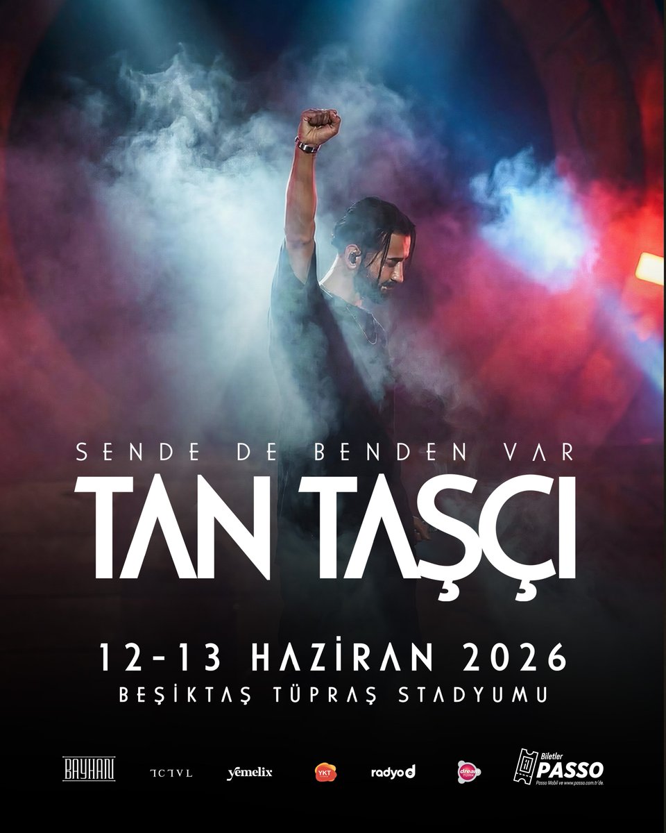 Tüpraş Stadyumu, Türk pop müziğinin güçlü yorumcularından Tan Taşçı’yı ağırlamaya hazırlanıyor.

Sanatçının “Sende De Benden Var” albüm turnesi kapsamında gerçekleşecek konserler, 12 ve 13 Haziran 2026 tarihlerinde Tüpraş Stadyumu’nun ev sahipliğinde müzikseverlerle buluşacak.