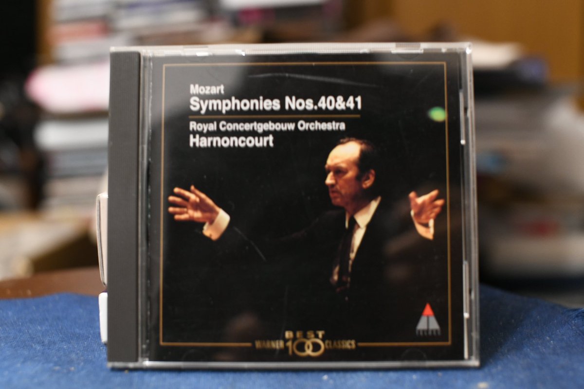 アーノンクール＆RCOのモーツァルト交響曲40＆41番。 昨日に引き続き