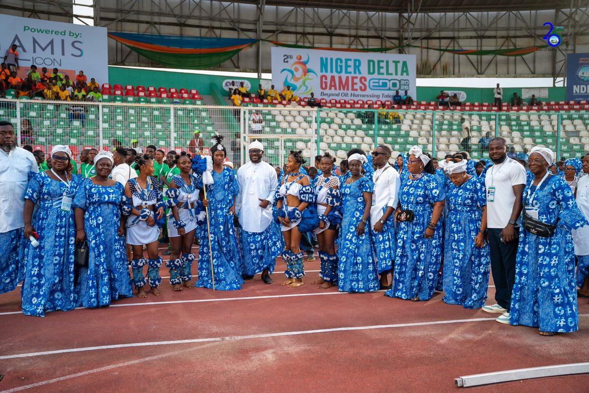 NDDCOnline's tweet image. PHOTO SPEAK:

Join us as we share pictures from the Opening Ceremony of the Niger Delta Sports Festival 2026.

NDDC… Making a Difference.

#TellingOurStory
#Beyond25
#MakingADifference
#Transition2Transformation