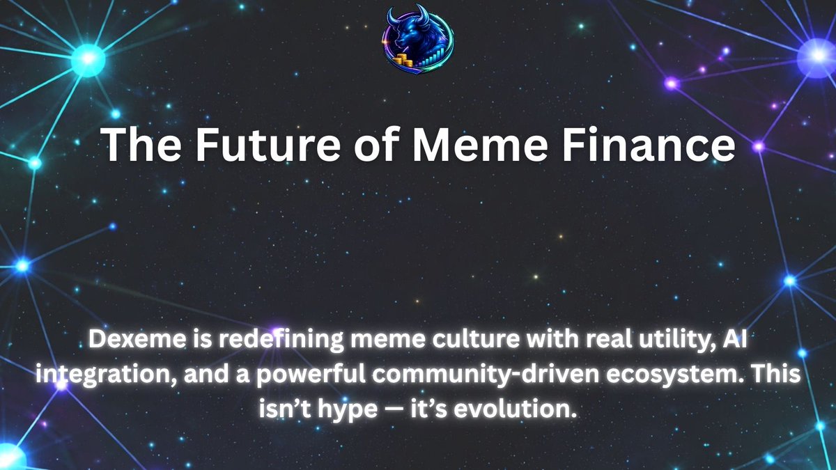 DexemeDao's tweet photo. Built by the community, driven by a shared vision. 
Experience the evolution of the ecosystem. https://t.co/AAYsjEbSPZ