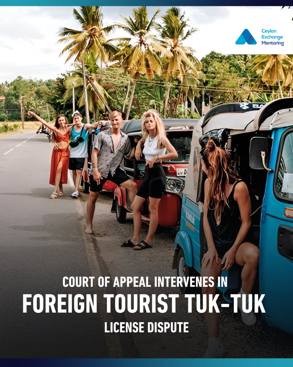 Last week, the Court of Appeal of Sri Lanka intervened and issued its decree on the question of whether foreign tourists can lawfully drive tuk-tuks in Sri Lanka together using international driving permits, along with cover permits issued under Sri Lankan law.