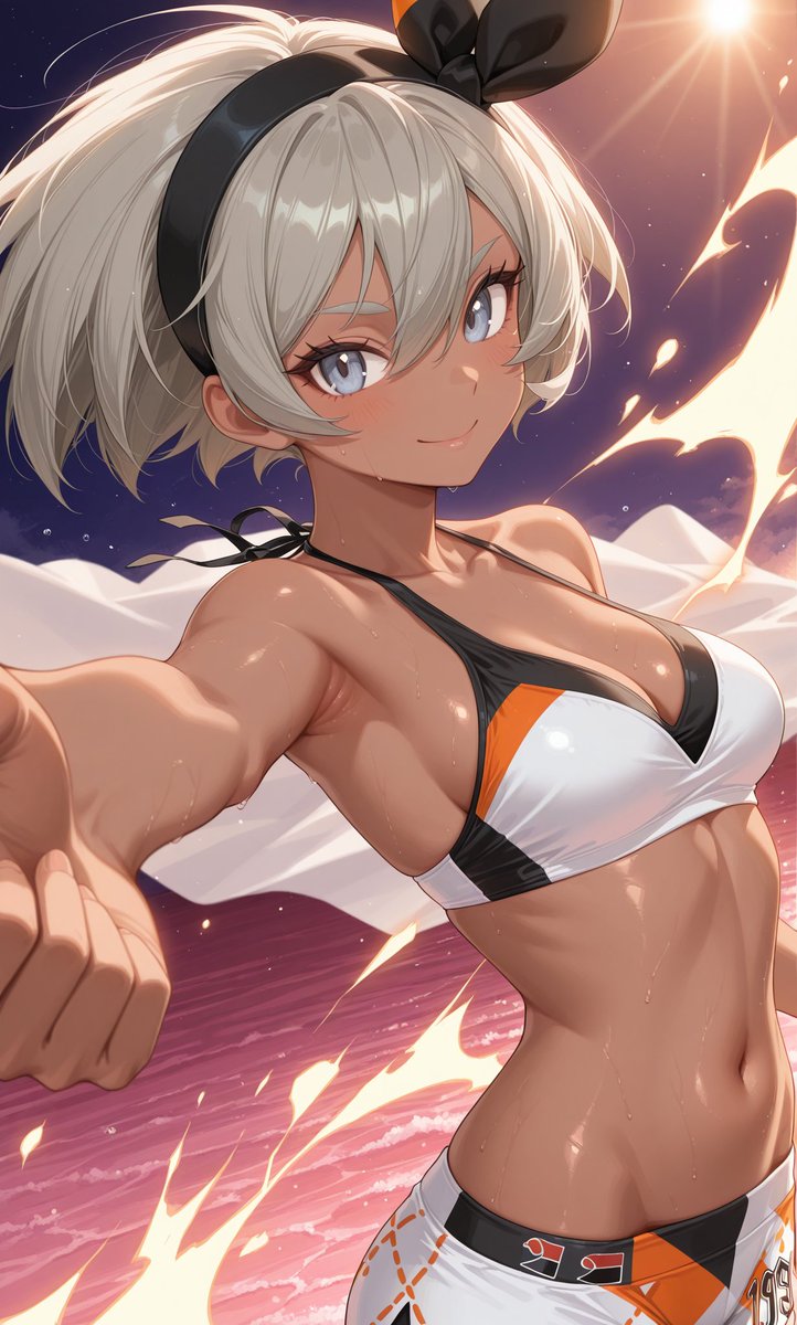 Camel_alglf's tweet image. 🌙✨#AI火曜日褐色DAY
#ポケモン #サイトウ
Pokemon Bea

今日は褐色キャラをゆるーく楽しむ日です！
タグ AI火曜日褐色DAY をつけて投稿してね😸
気に入った作品があったらリプや引用で反応してくれると嬉しいです。
参加者同士でも楽しんでくれると最高です💛