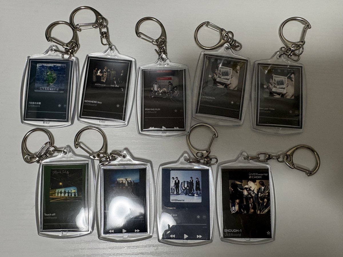 ふとした瞬間にUVERworldの歌詞摂取できるキーホルダー」作った！ 昨日