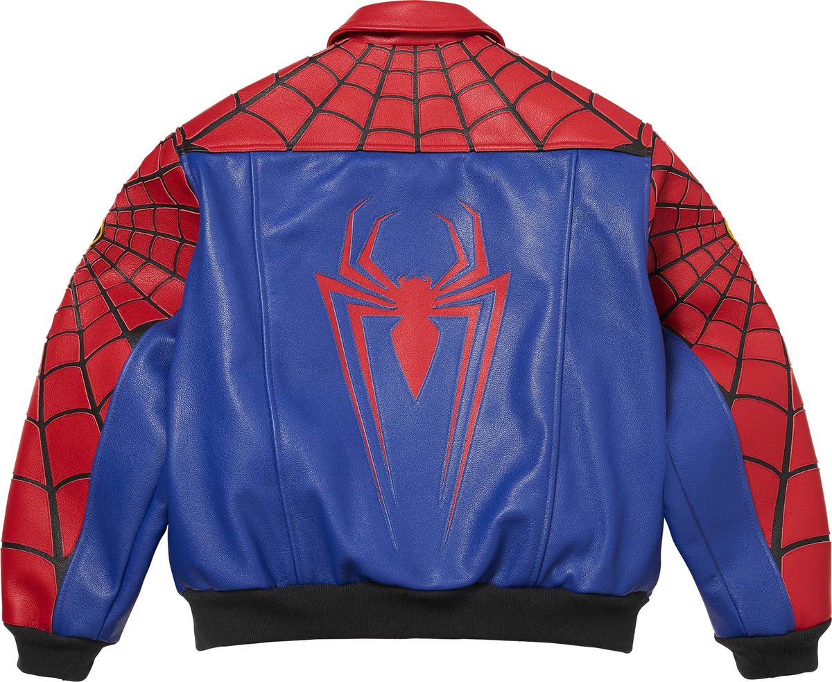 Supreme × Spider-Man × VANSON『レザージャケット & ショートパンツ