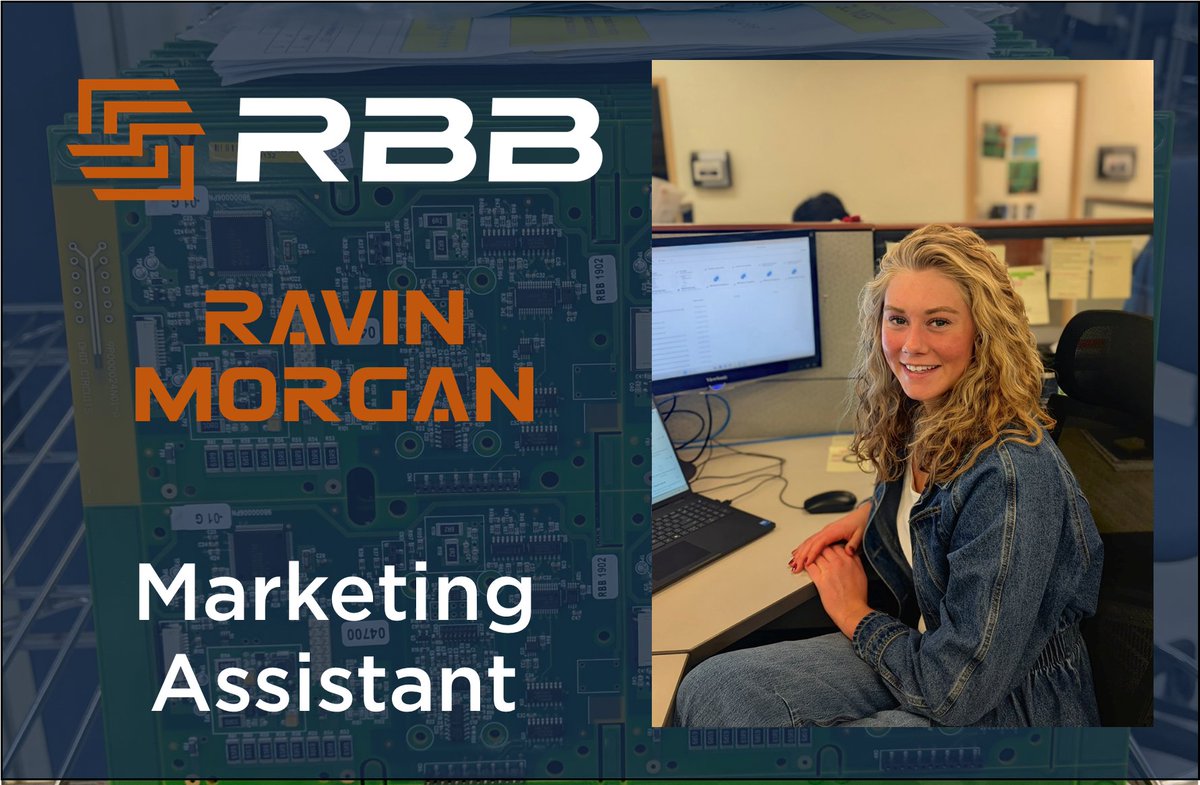 RBBSystems's tweet image. We’re excited to welcome Ravin Morgan, who joined RBB in January as our new Marketing Assistant!

We’re thrilled to have you on board—welcome to RBB, Ravin!👏

#PCBManufacturing #ElectronicsManufacturing #QualityAssurance