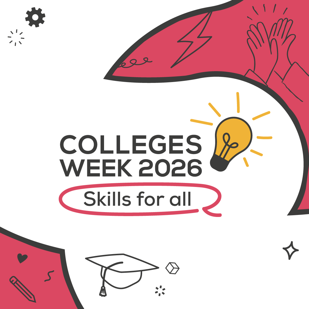 KnowsleyCollege's tweet photo. #CollegesWeek2026 is taking place from Monday 2 - Friday 6 March. 

Colleges equip people from all walks of life with the education, training and skills they need to succeed. That’s why this year's theme is skills for all. 
 
🔗 https://t.co/m9BQJNIl3F
#LoveOurColleges @AoC_info https://t.co/Hx1MEkyNQN