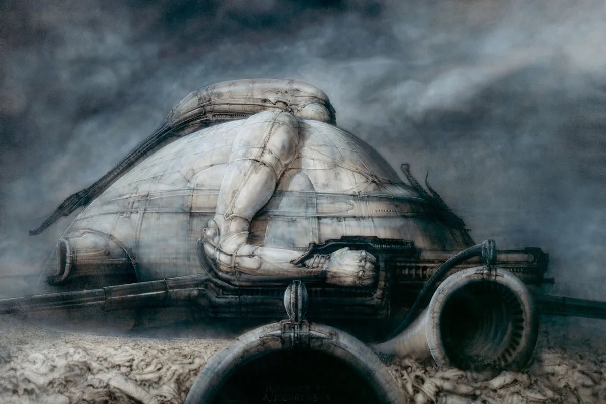 _GVNTHER_'s tweet photo. H.R. Giger https://t.co/DVUJiuMDpO