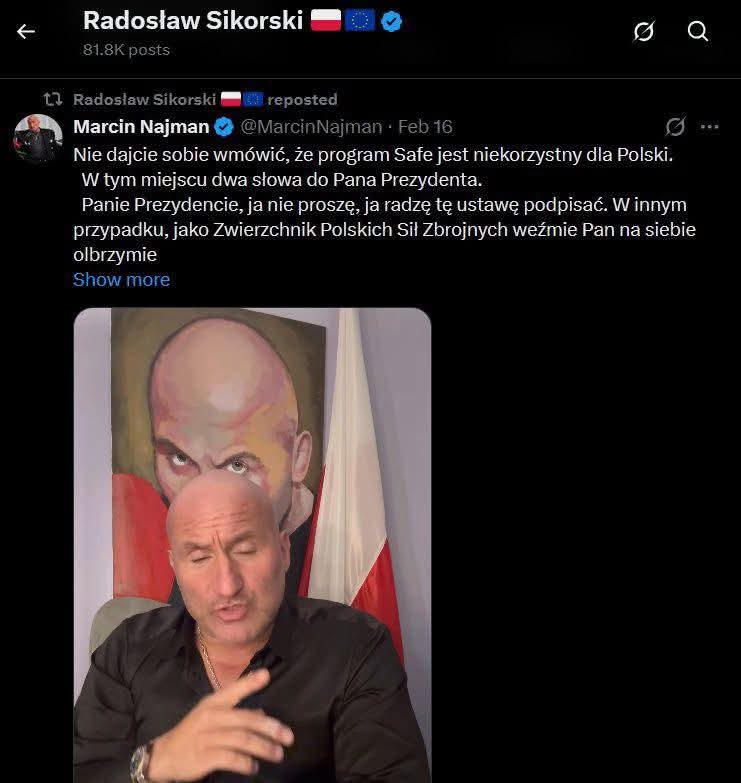 TRZYMAJCIE SIĘ :D

Uśmiechnięte Skretynienie naszego populizmu nie ma sobie równych. Pamiętacie jeszcze, jak najważniejszym argumentem za Trzaskowskim był Murański, ten pato klaun, pseudo bandzior, kłamca i świr, ogólnie "postać znana", jak oświadczył sam Tusk?

To teraz