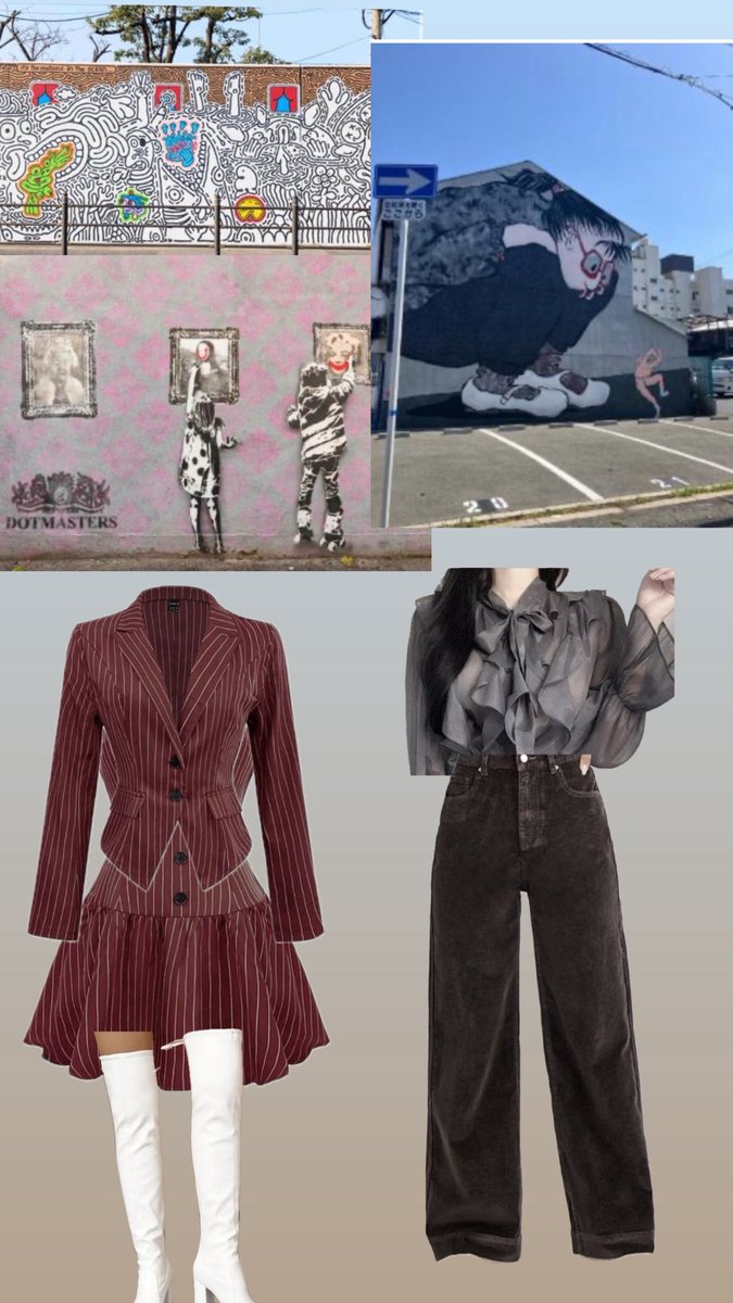 2/28は大人かわいいスカートとパンツスタイルを用意してます🙋 3/1は