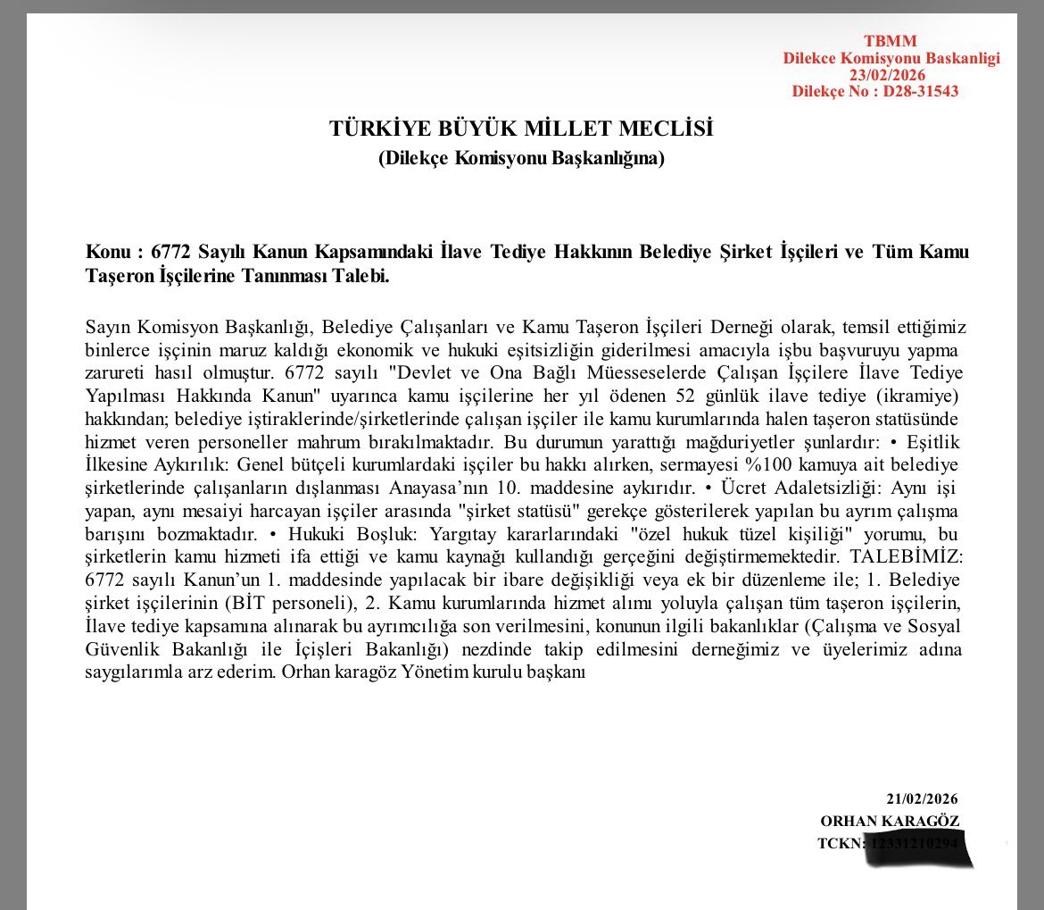 Belediye iscileri derneği tweet media