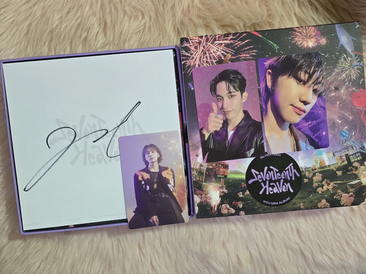 winsiestar's tweet photo. wts lfb seventeen ph

us signed seventeenth heaven album
jeonghan  — ₱ 1,500
– complete inclus w/ 2 pcs

joshua  — ₱ 1,300
– complete inclus w/ 1 pc

• onhand, × sensi, × rush
• dop: payo/ 2 weeks

✉️ dm/reply to claim ! https://t.co/B0Tp5LQvAx