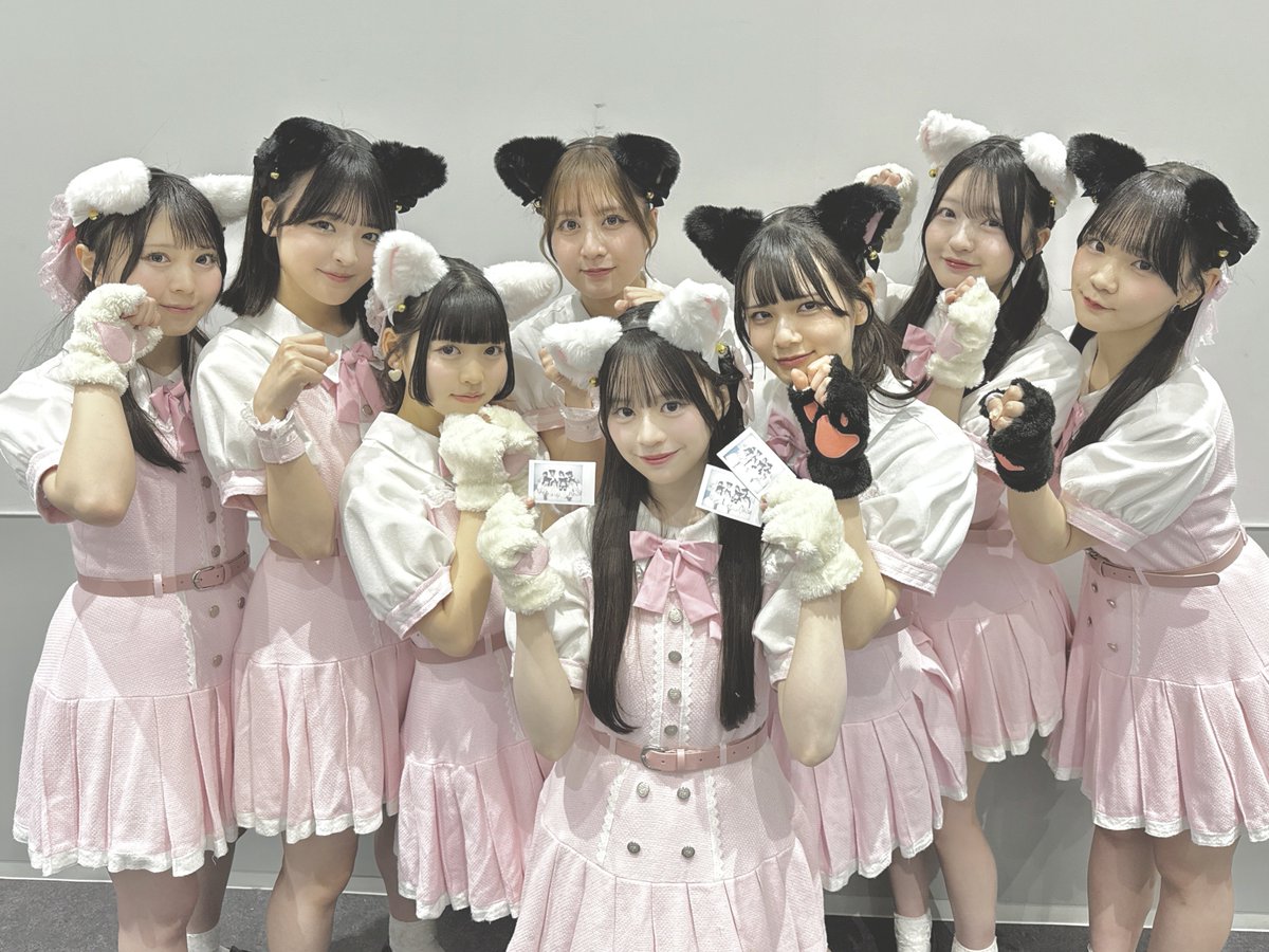 猫の日 集合チェキ🐈🎀 8人の猫ちゃんチェキ可愛くて特別すぎるチェキ