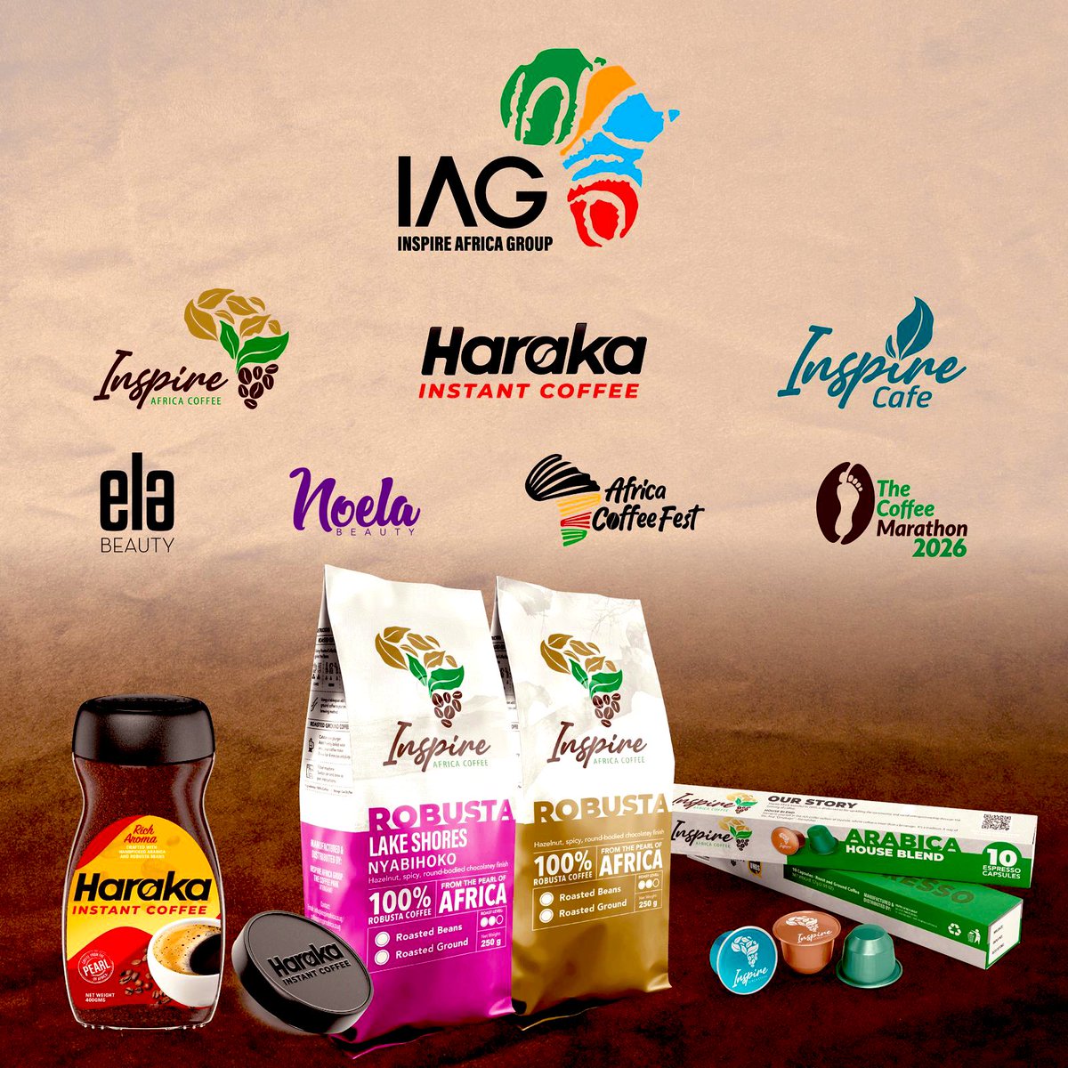 ellabeautyUg's tweet photo. Big news, Uganda!
Get ready to taste the best of @AfricaCoffePark Ntungamo in a store near you! What's the most exciting place you'd love to see these brands in?
#LiveUgCoffee https://t.co/4dFvKNuSKc