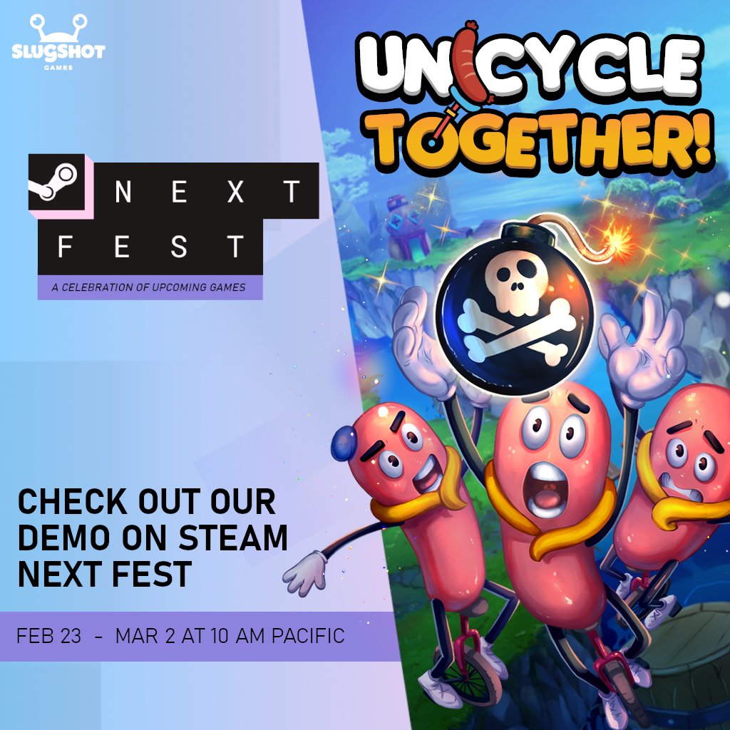 SlugShot Games | WISHLIST UNICYCLE TOGETHER! tweet media