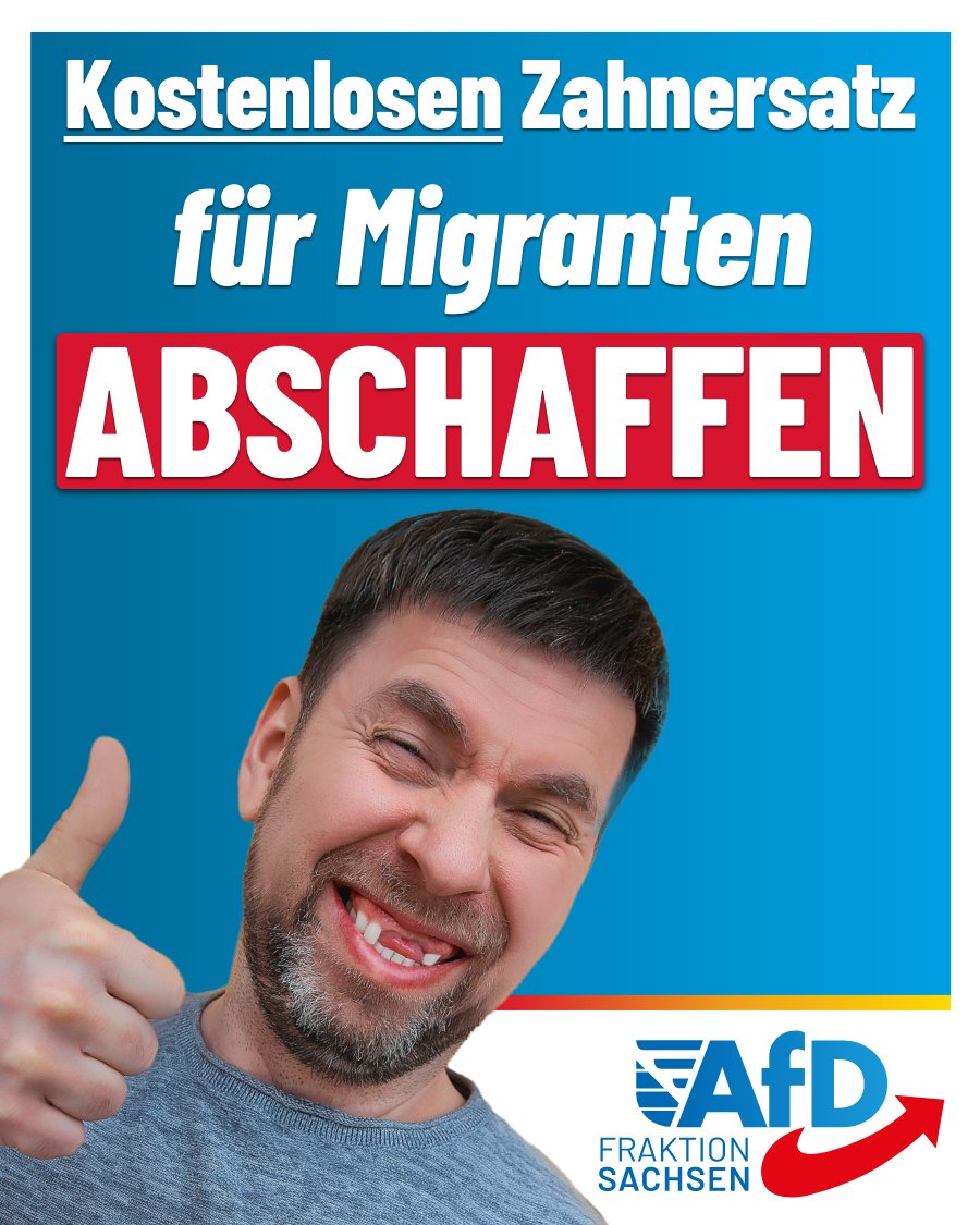 Der ehemalige Geschäftsführer der Kassenärztlichen Bundesvereinigung, Dr. med. Lothar Krimmel, kritisiert aktuell in „Tichys Einblick“, dass selbst arbeitsunwillige und ausreisepflichtige Migranten zuzahlungsfreien Zahnersatz erhalten. Kassenpatienten müssen hingegen zwischen 25