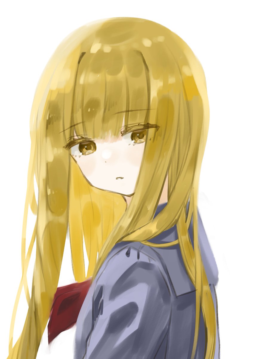 hono_usui's tweet photo. 髪塗り練習 https://t.co/RQxNt67vUG