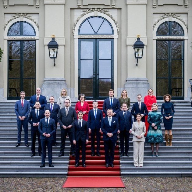 airnewsalerts's tweet image. Dutch King Willem-Alexander officially swears in a new #Dutch government, led by Rob Jetten, who is the youngest Prime Minister in the country’s history.