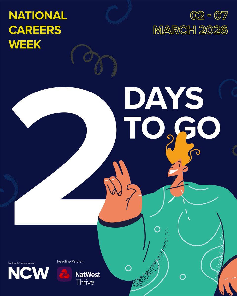WolvesatWork's tweet image. ⏳ Just 2 days until #NCW2026 kicks off!

We’re excited to bring you plenty of resources to help you explore your future career path🚶‍♀️

Stay with us for updates throughout the week.

#SkillsJobsCareers #WolvesAtWork #Wolverhampton