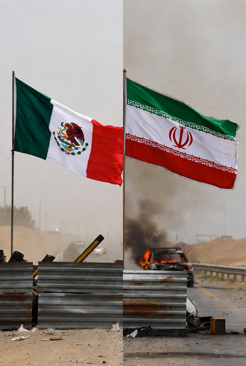 CryptoSoltan's tweet image. 🚨Mexico chaos after El Mencho's killing proves it: 
CJNG cartels act as proxies for Iran's regime. 
Hezbollah's long ties to Latin narco-networks fund terror via drugs/money laundering. 
This violence wave? 
Part of hybrid warfare. 
Coincidence? No. 

#Cartels #IranProxy