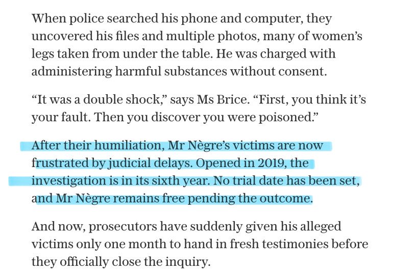 In France you can drug hundreds of women you set up on a fake interview and then document their “descent into humiliation” and you’ll remain totally free while police “investigate” your meticulously documented crimes for 2/3rds of a decade… 

but if you post on Facebook that the