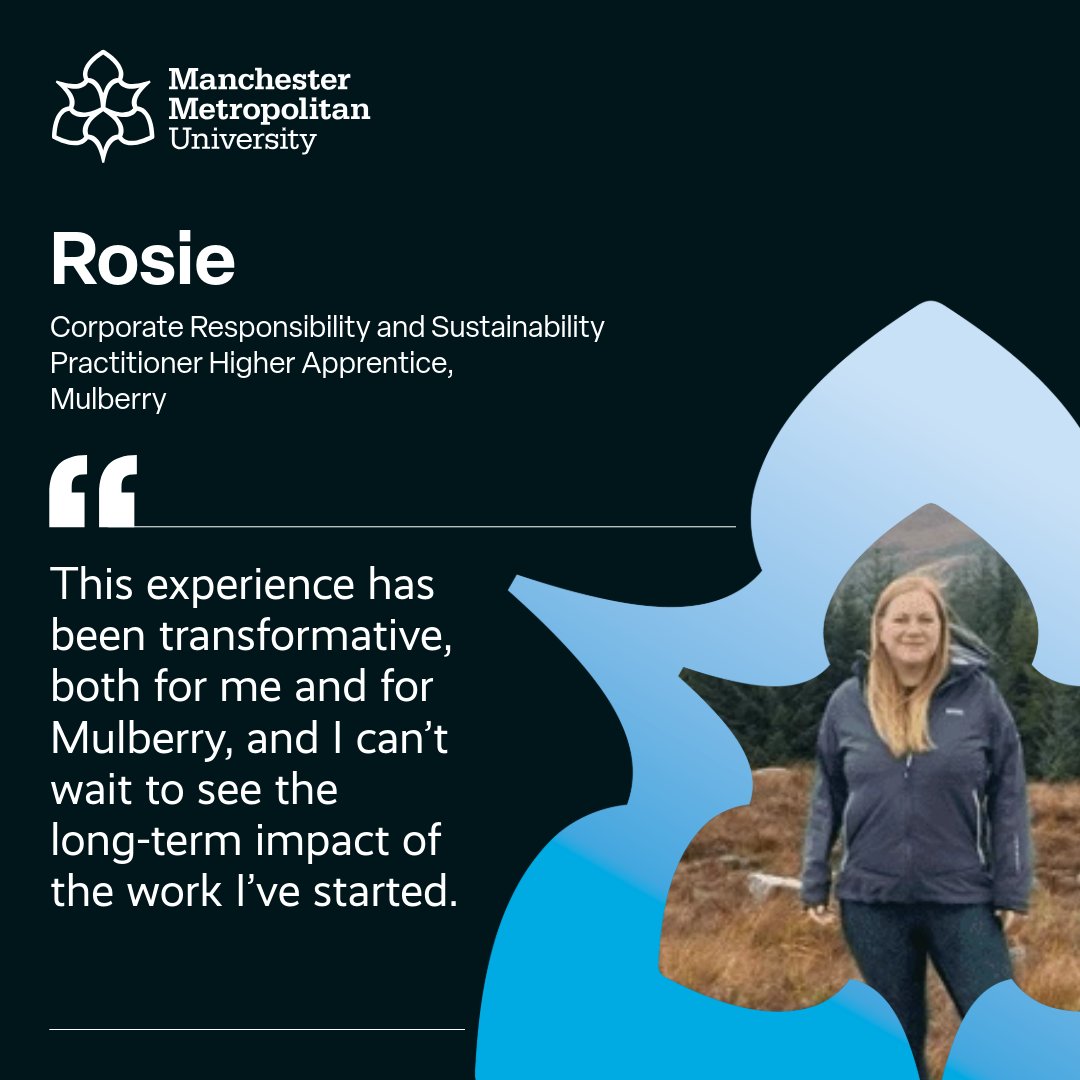 Degree Apprenticeships at Manchester Met tweet media