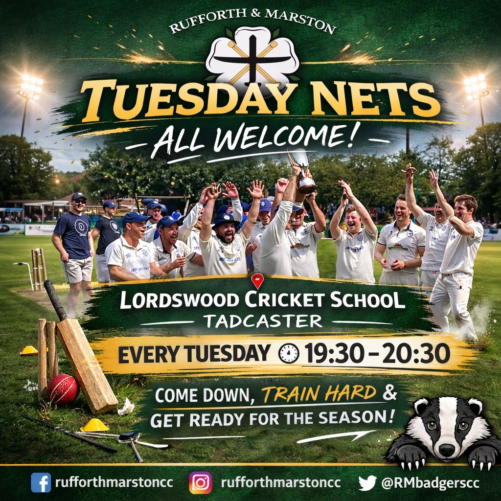 Rufforth and Marston CC tweet media