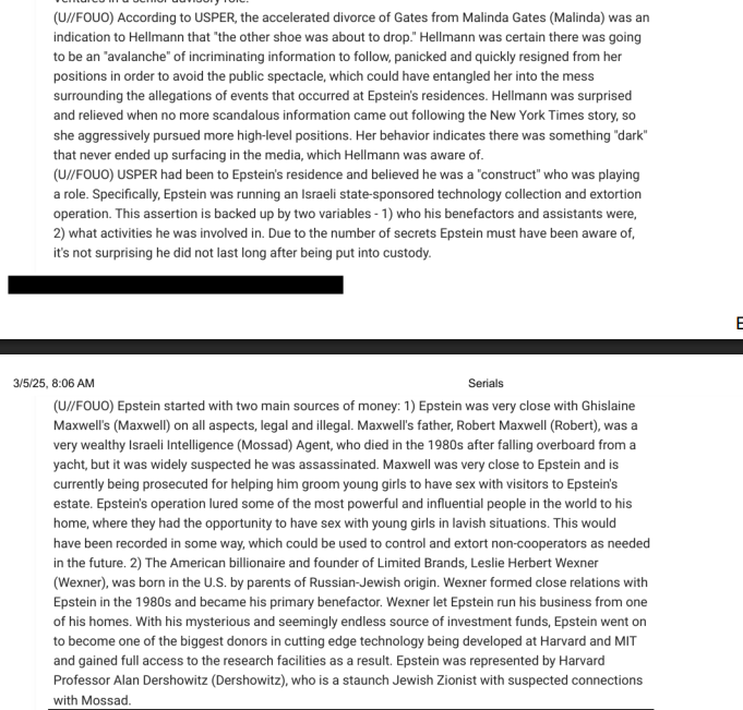 me8_x1782's tweet image. #Epstein #EpsteinFiles #EpsteinClientList 
@GoyFiles @Foundational_AI @LizCrokin @WallStreetApes @coffeebreak_YT

Epstein Files Exposed: 
The Shocking Mossad Links and Hidden Documents

Research done by: goyfiles.com

------------------------------------------------