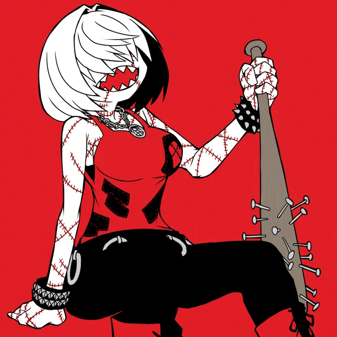 赤黒。7