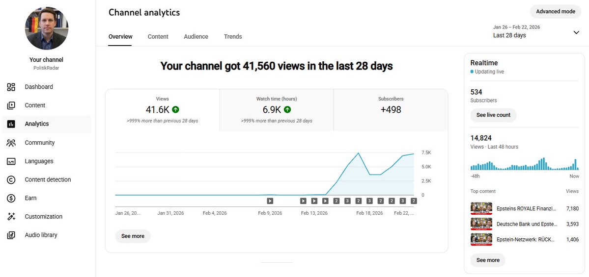 ytSamCarter's tweet image. Still need 500 more subs😭
I'm hyped to see the RPM on this one